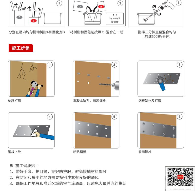 包钢灵石粘钢加固施工过程